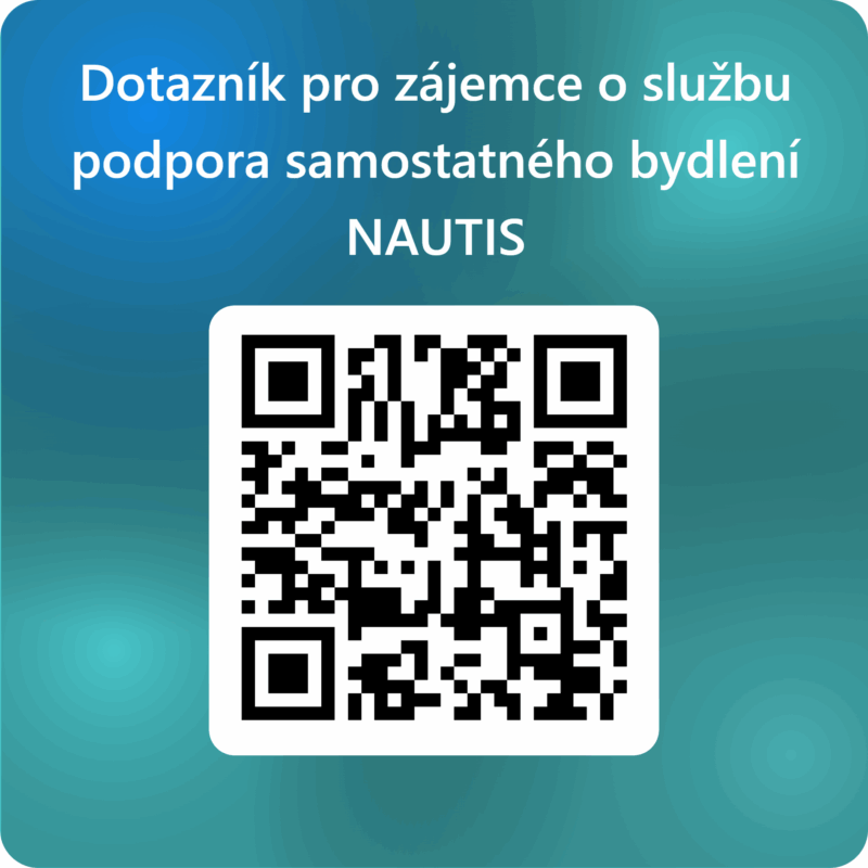 QRCode pro Dotazník pro zájemce o službu podpora samostatného bydlení NAUTIS